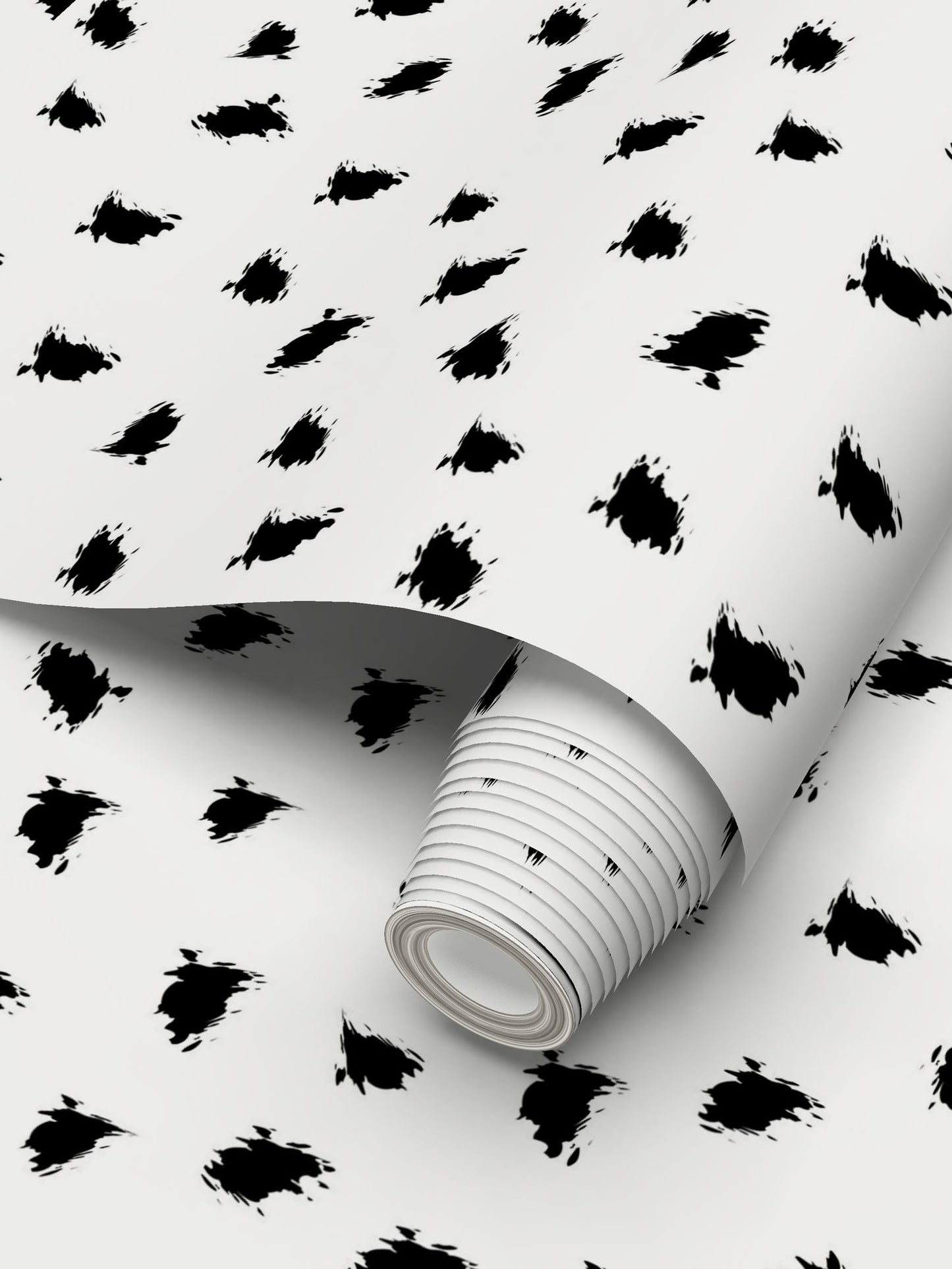 Chic Monochrome Spot Wallpaper - Revitalize Your Room
