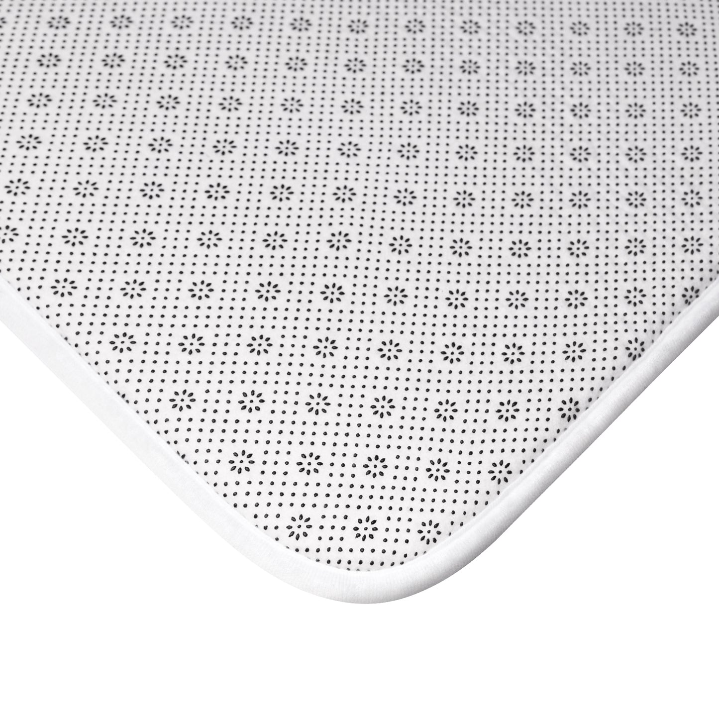 Dotted Dreams Bath Mat – Watercolor Floral Collection