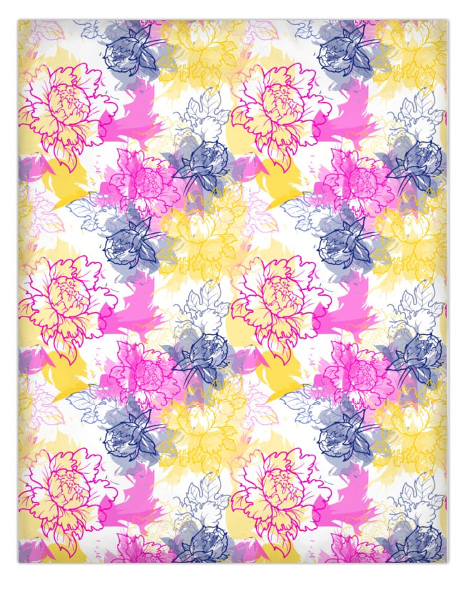Watercolor Floral Dreams Duvet Cover