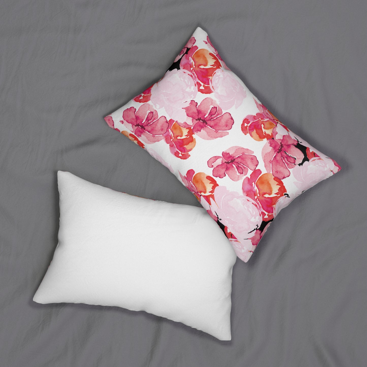Floral Bloom Lumbar Pillow