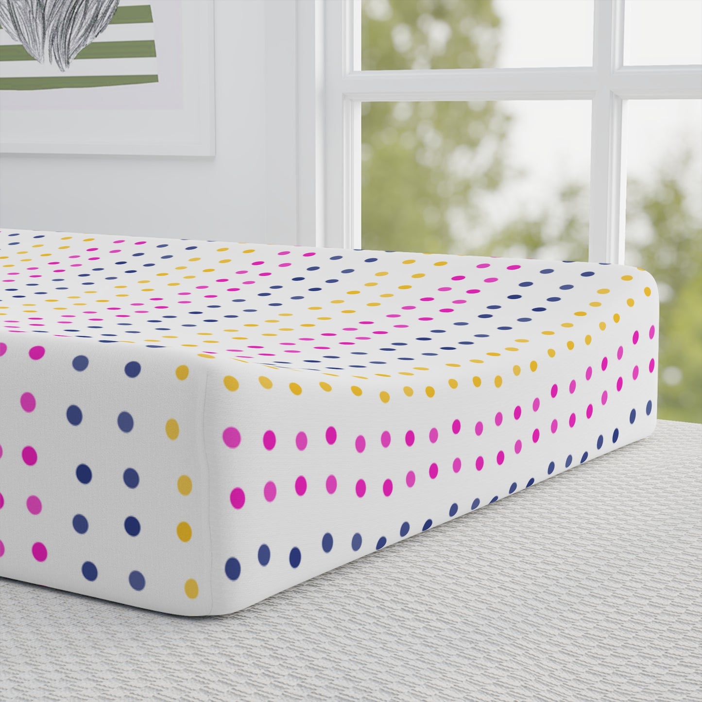 Dotted Dreams Baby Changing Pad Cover