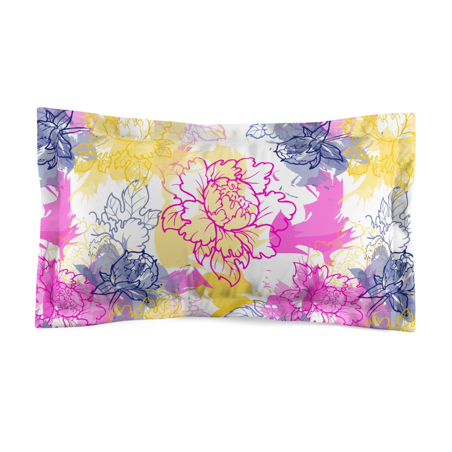 Watercolor Floral Dreams Pillow Sham