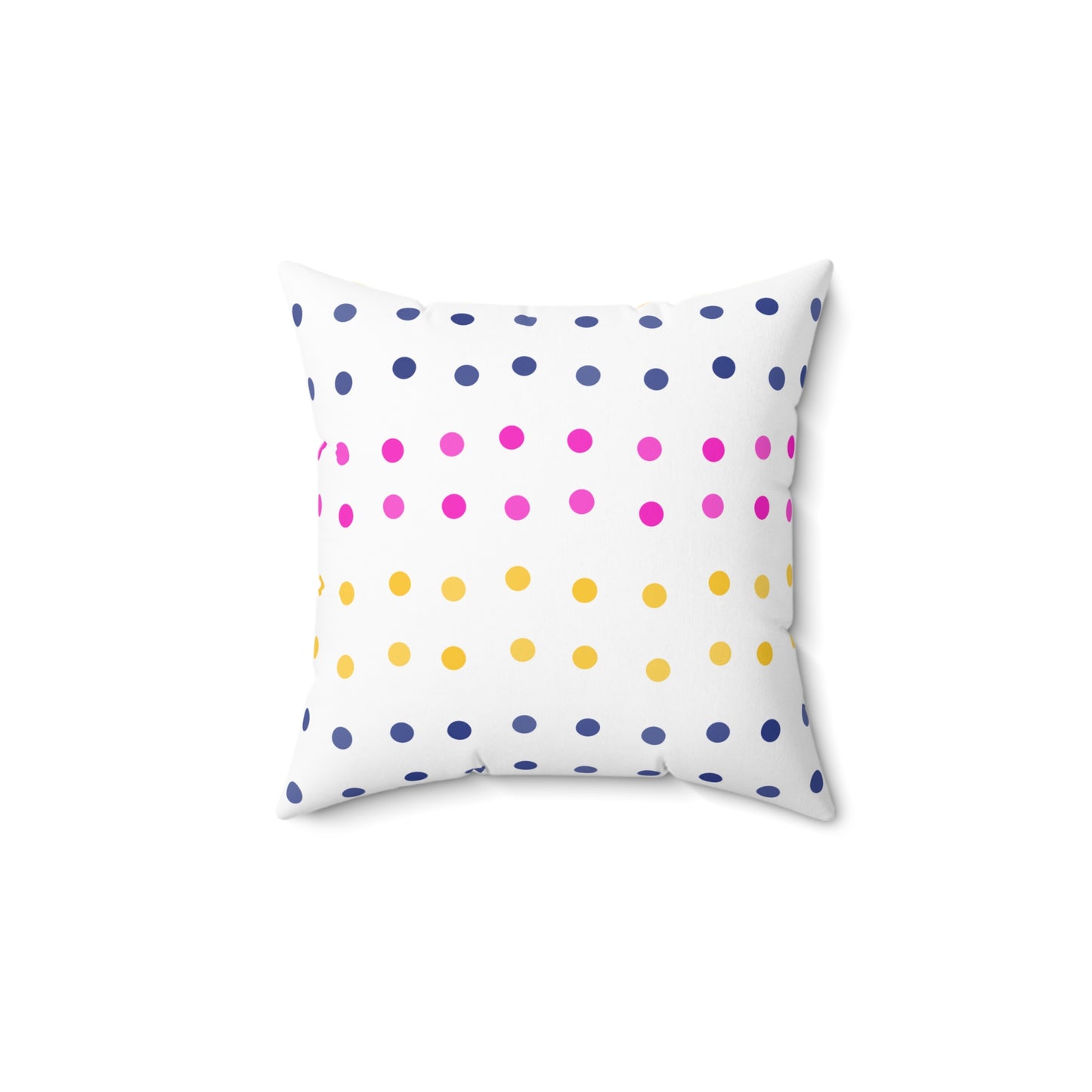 Personalized Dotted Dreams Square Pillow
