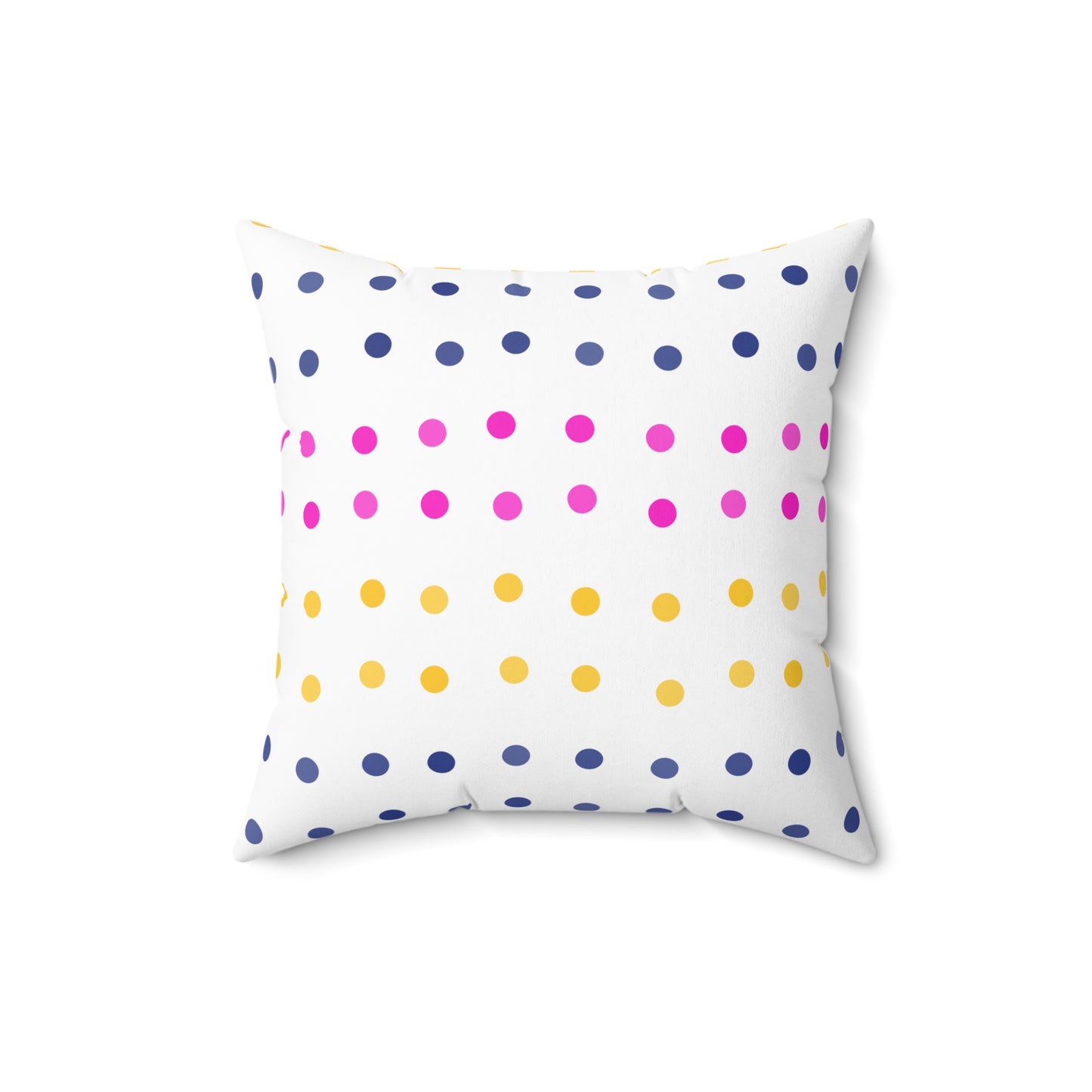 Personalized Dotted Dreams Square Pillow