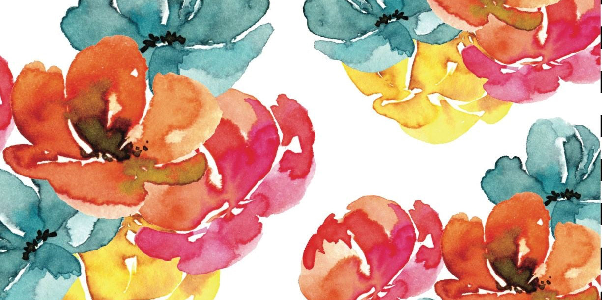 Flower Power Fitted Crib Sheet