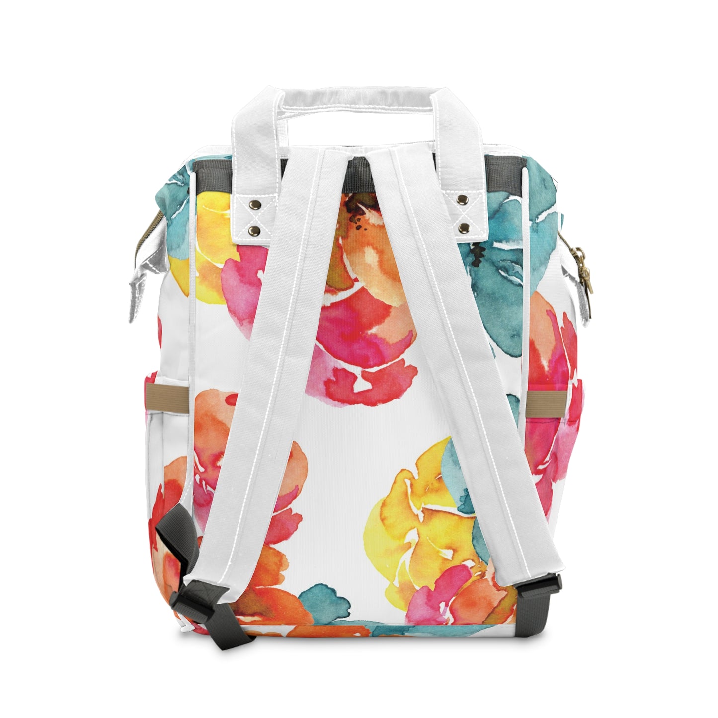 Flower Power Multifunctional Diaper Backpack - Your Ultimate On-the-Go Companion!