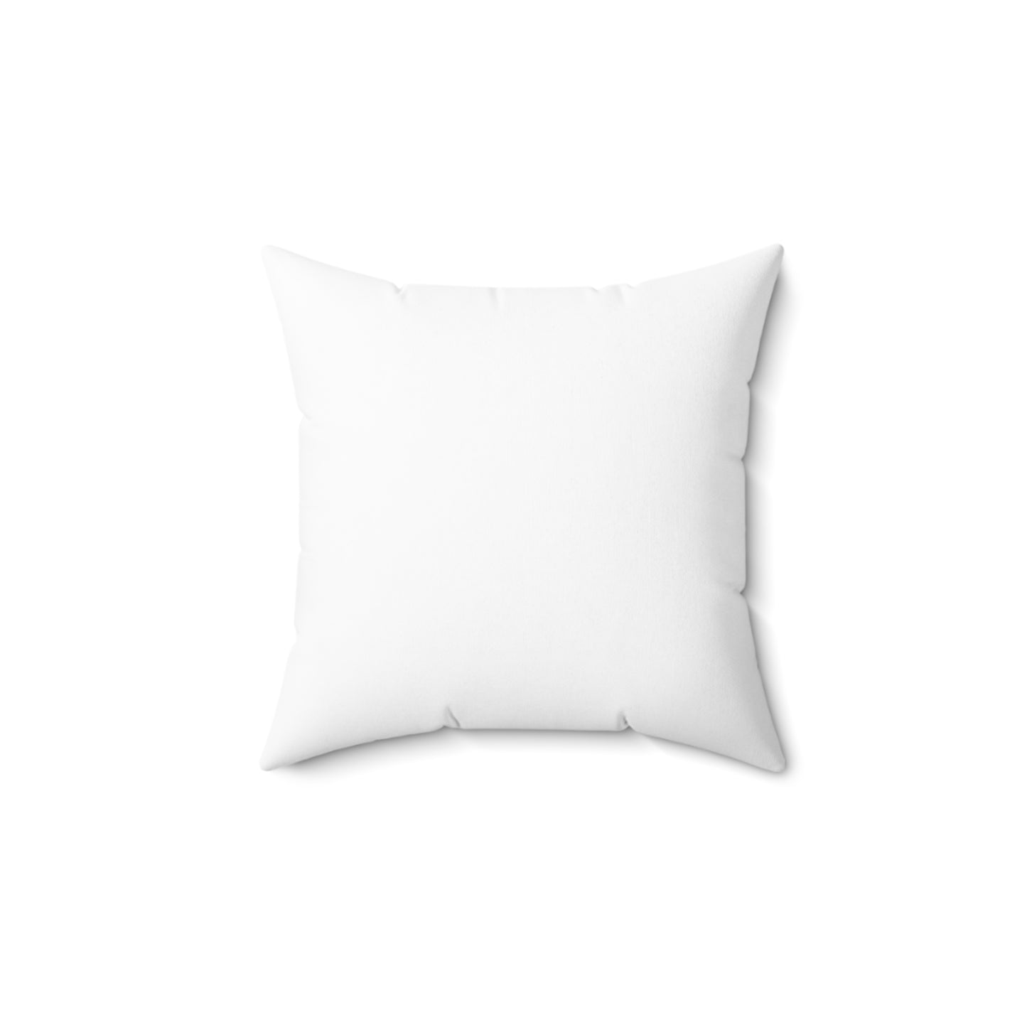 Personalized Charming Checkered: Black & White Square Pillow