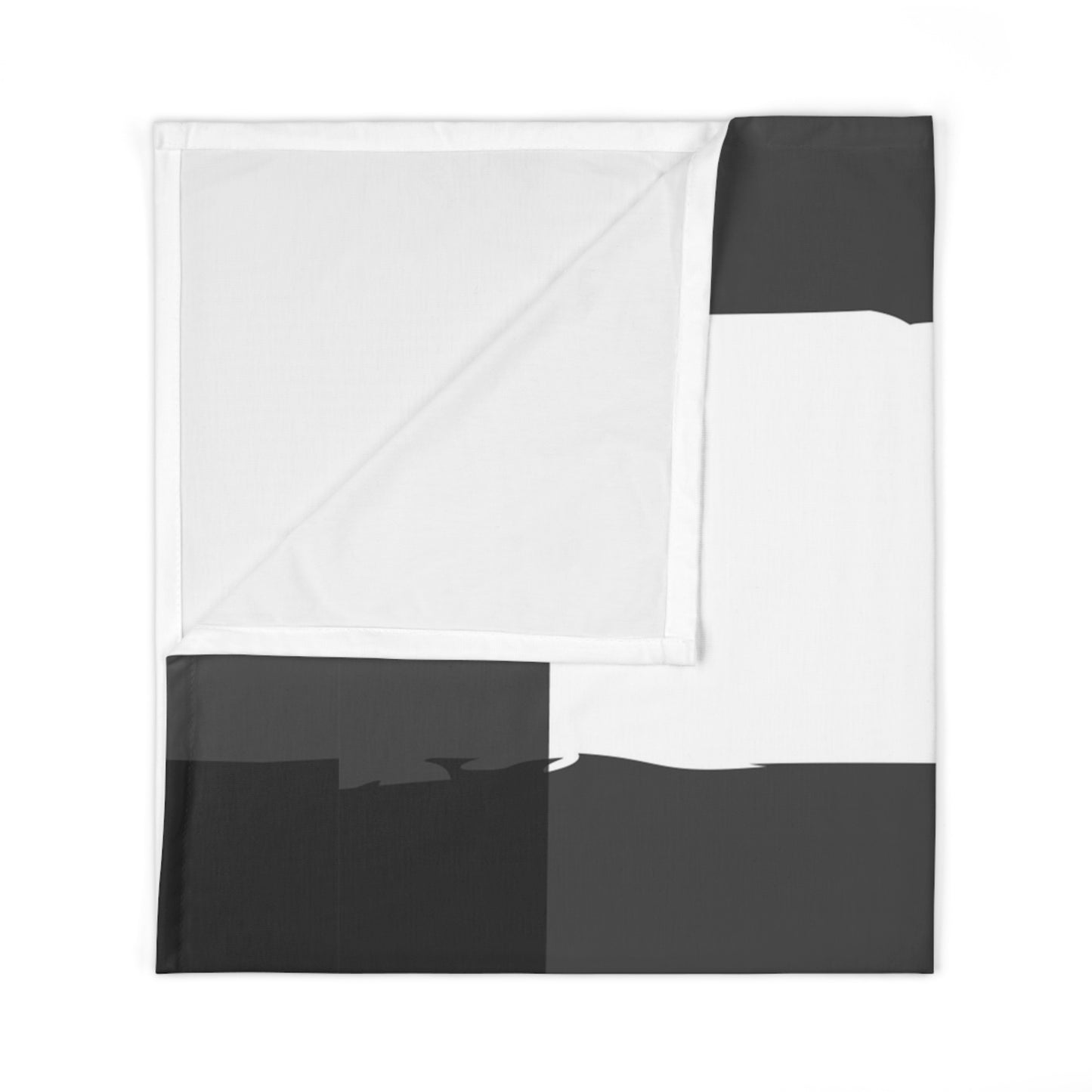 Charming Checkered: Black & White
 Baby Swaddle Blanket