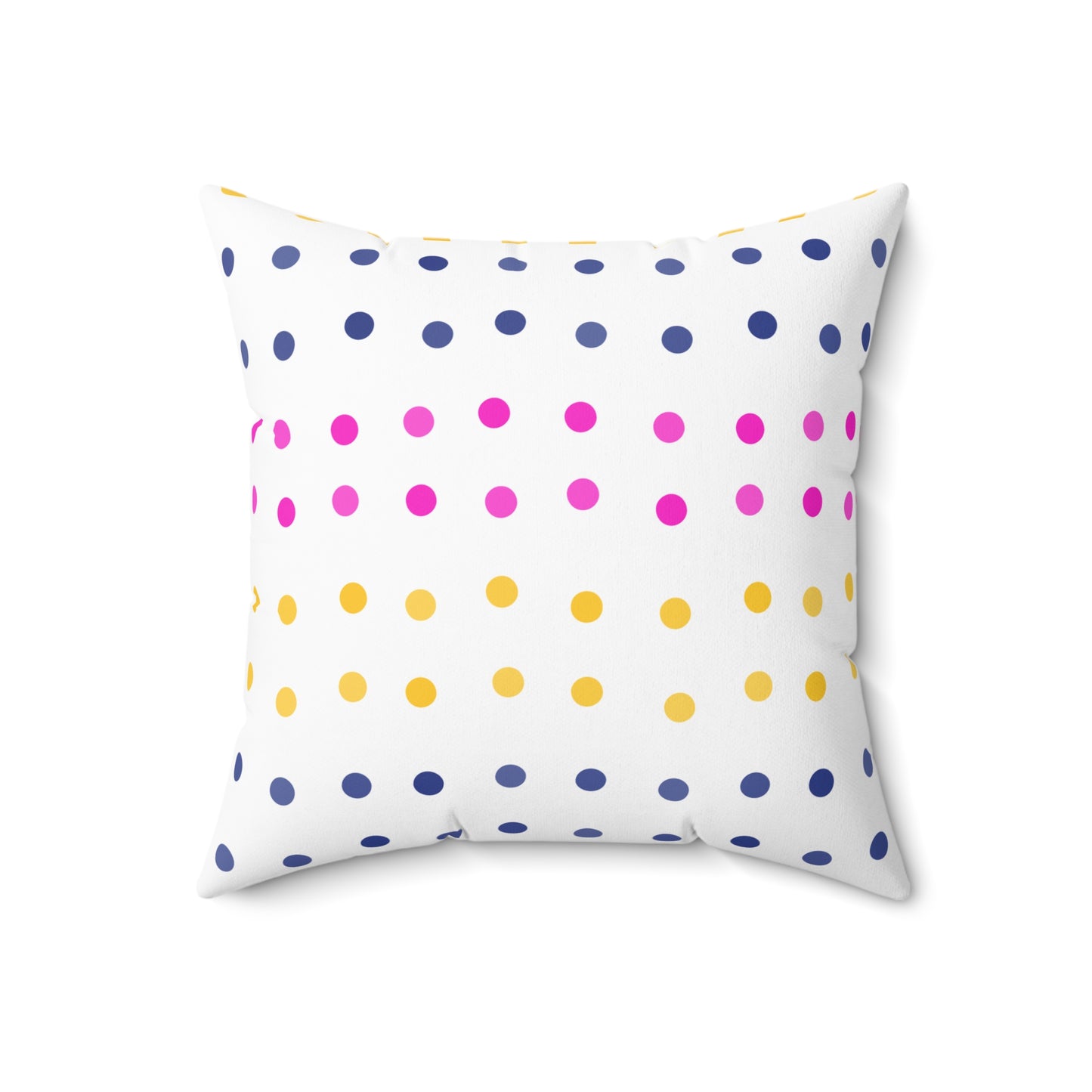 Personalized Dotted Dreams Square Pillow