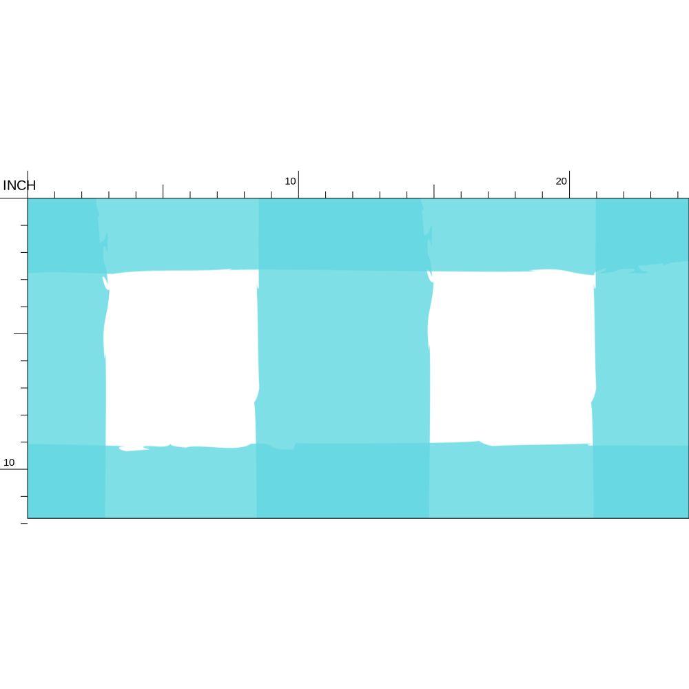 Charming Checkered: Aqua & White Wallpaper
