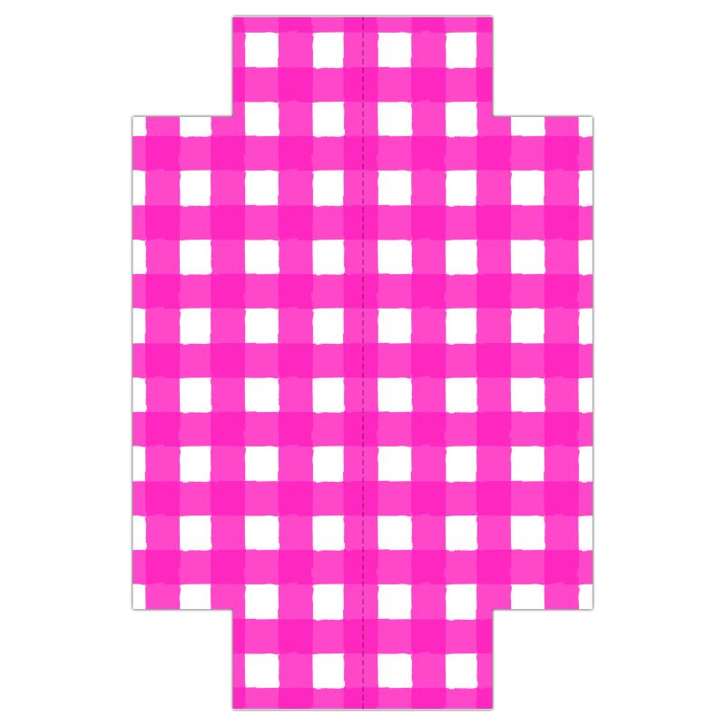 Perfectly Imperfect Hot Pink/White Fitted Sheet & Pillow Sham