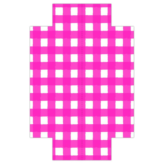 Perfectly Imperfect Hot Pink/White Fitted Sheet & Pillow Sham