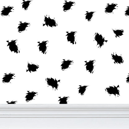 Chic Monochrome Spot Wallpaper - Revitalize Your Room