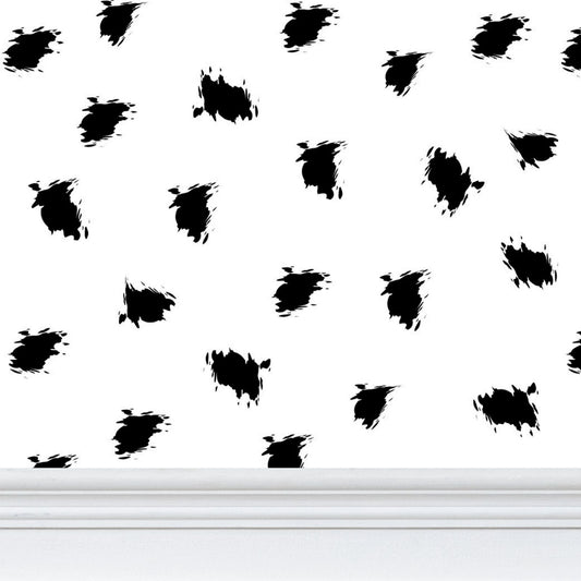 Chic Monochrome Spot Wallpaper - Revitalize Your Room