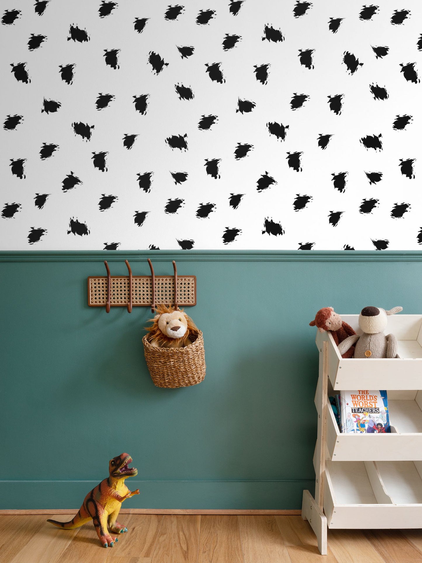 Chic Monochrome Spot Wallpaper - Revitalize Your Room