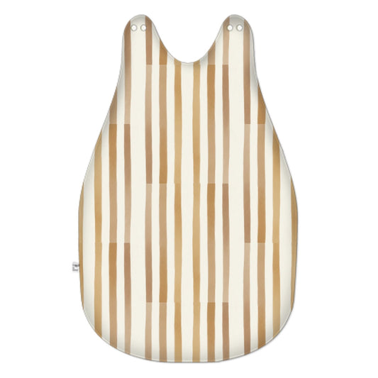 Golden Hour Latte Stripe Baby Cuddle Sack