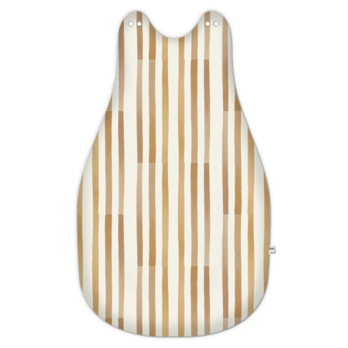 Golden Hour Latte Stripe Baby Cuddle Sack