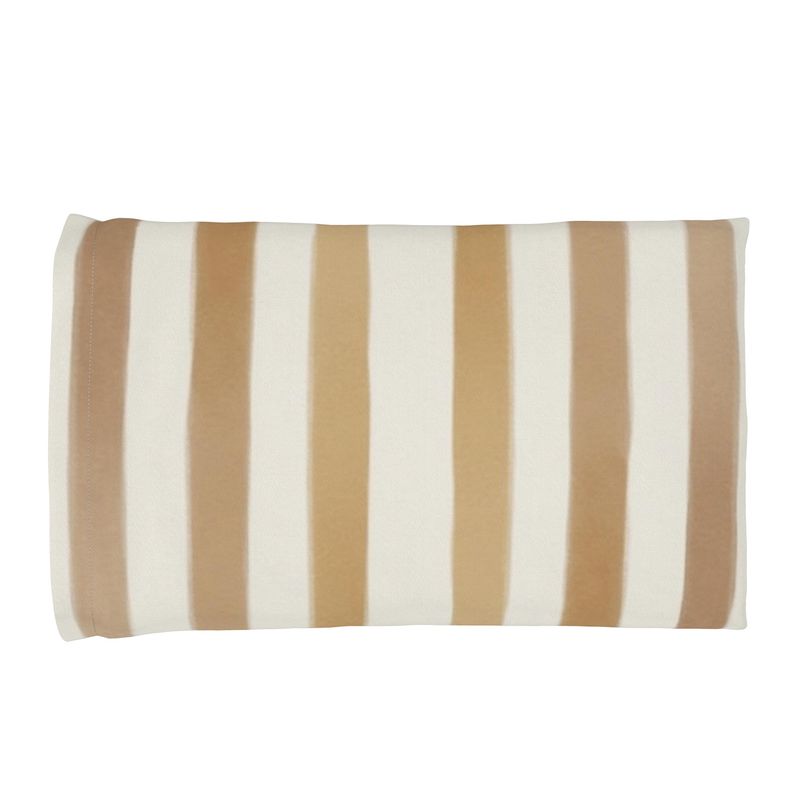 Golden Hour Latte Stripe Pillowcase