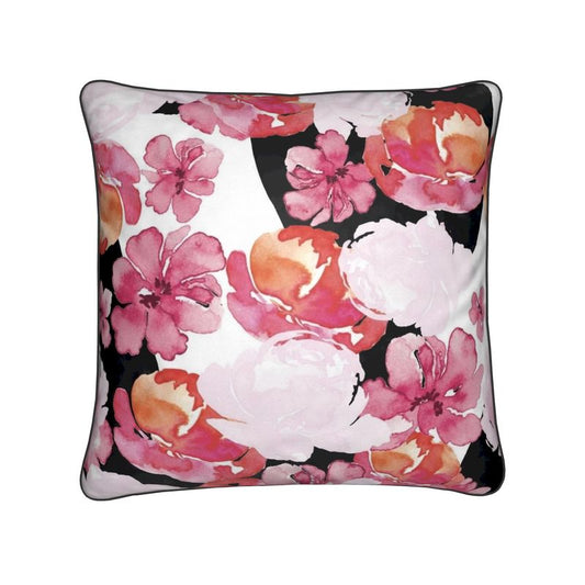 Dreamy Blossom Velvet Shimmer Pillow – 20" x 20