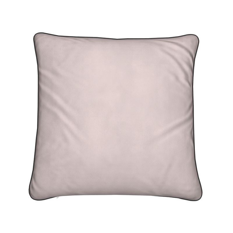 Classic Stripe Velvet Pillow – Soft Pink Back 20” x 20”