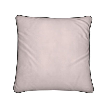 Classic Stripe Velvet Pillow – Soft Pink Back 20” x 20”