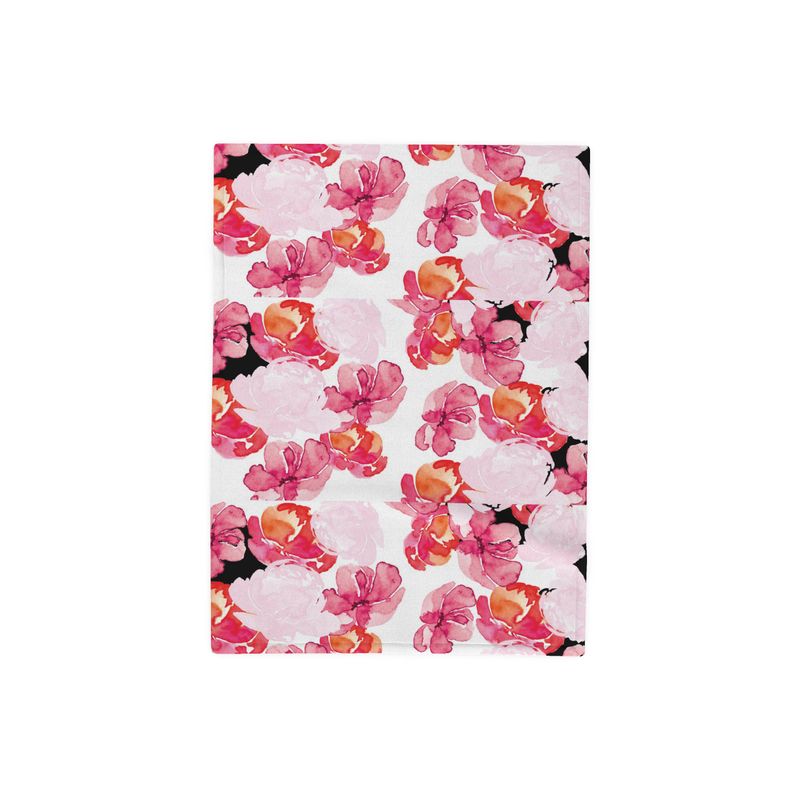 Dreamy Blossom Watercolor Baby Blanket