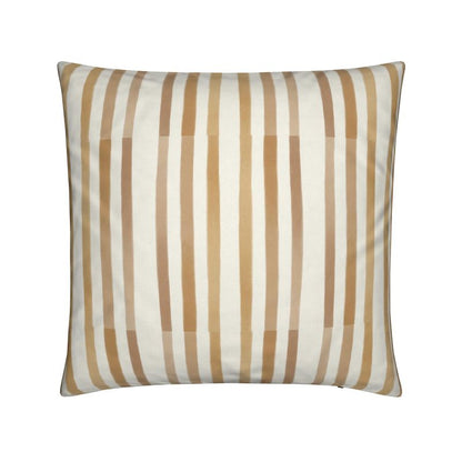 Golden Hour Latte Stripe Cuddle Pillow