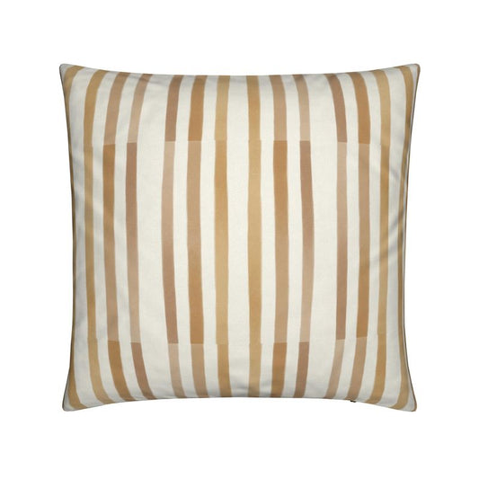 Golden Hour Latte Stripe Cuddle Pillow