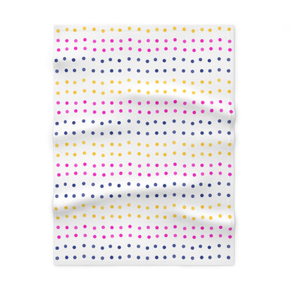Dotted Dreams Soft Fleece Baby Blanket
