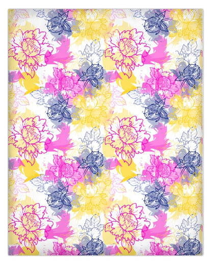 Watercolor Floral Dreams Duvet Cover
