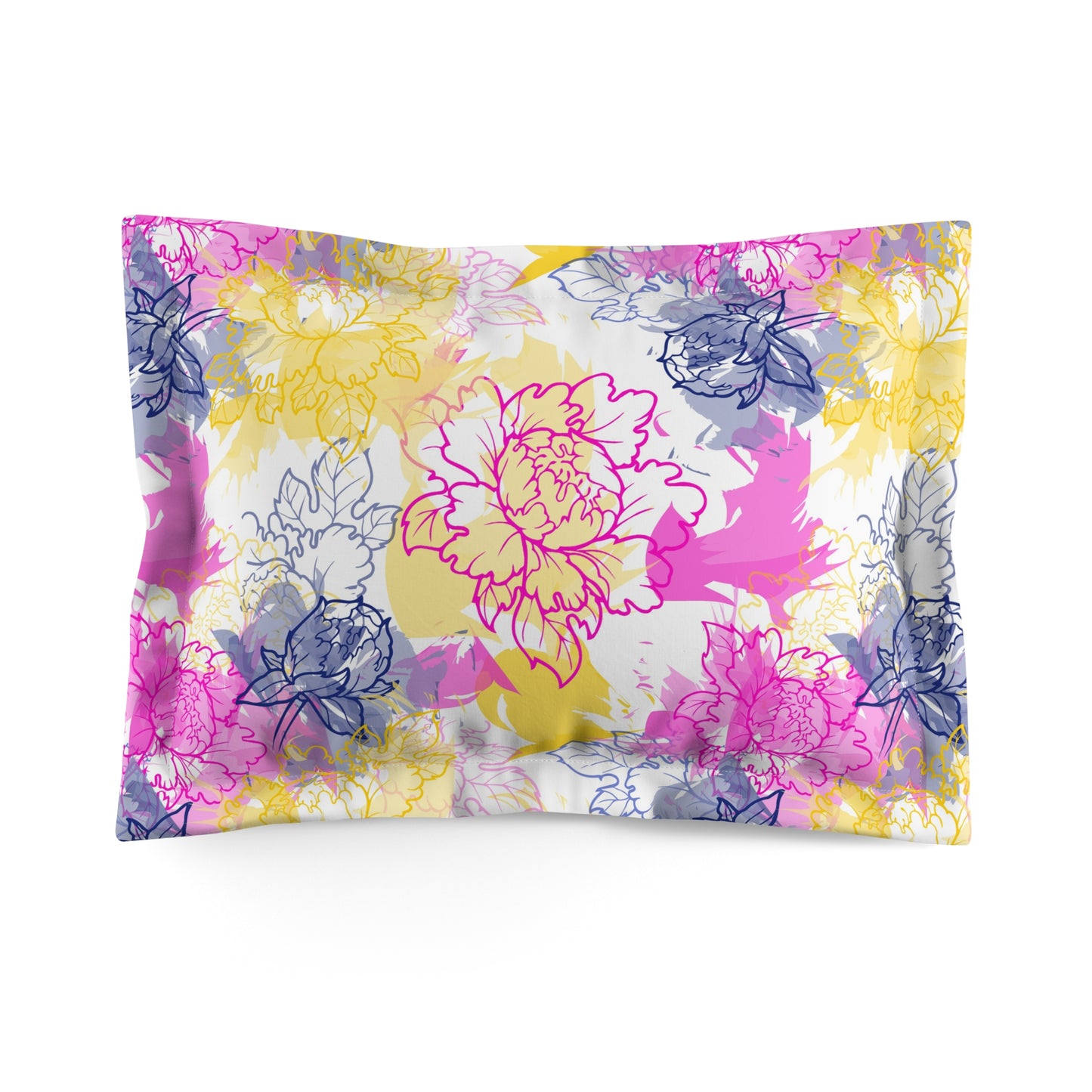 Watercolor Floral Dreams Pillow Sham