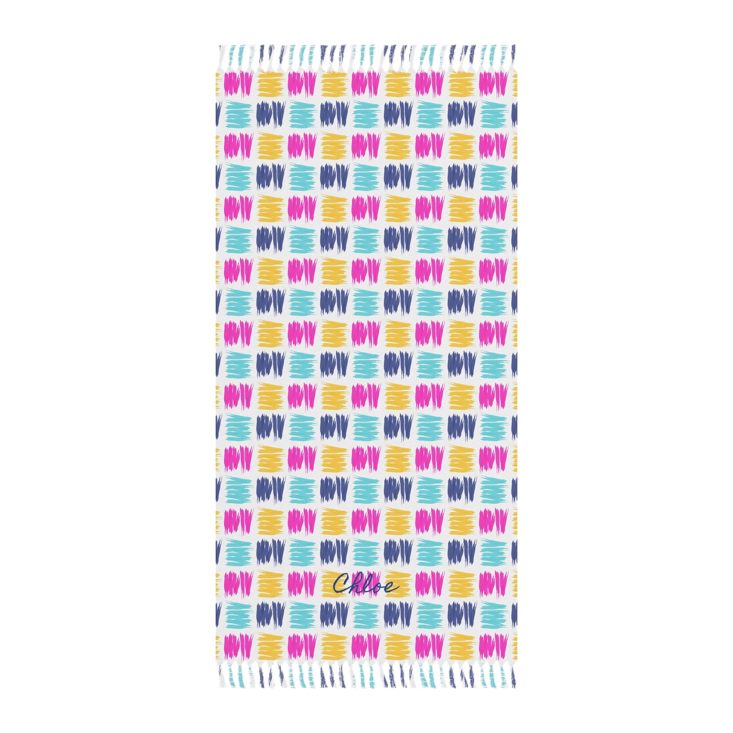 Personalized Scribble Boho Beach Cloth