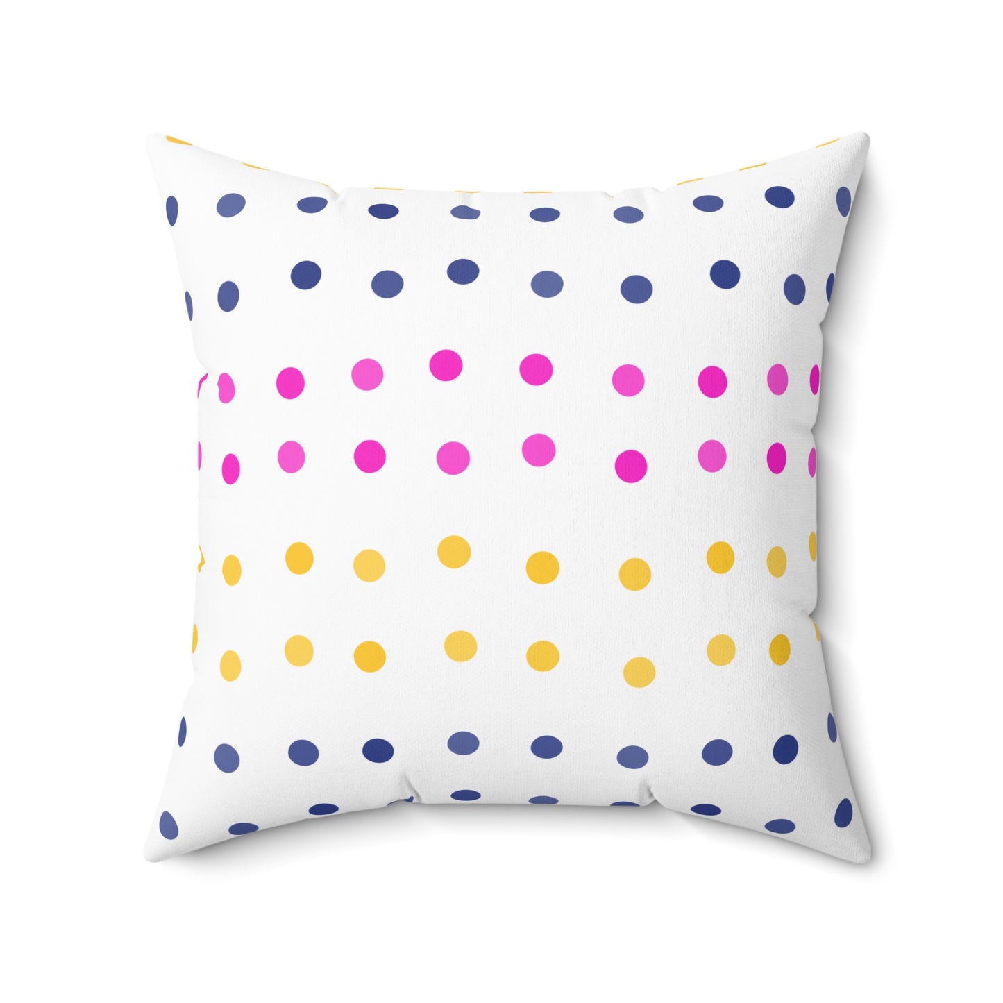 Personalized Dotted Dreams Square Pillow