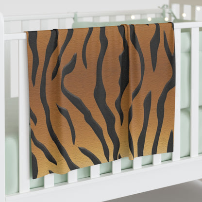 Tiger Stripe Baby Swaddle Blanket