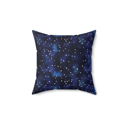 Cosmic Dreams Square Pillow: A Magical Sleep Adventure!