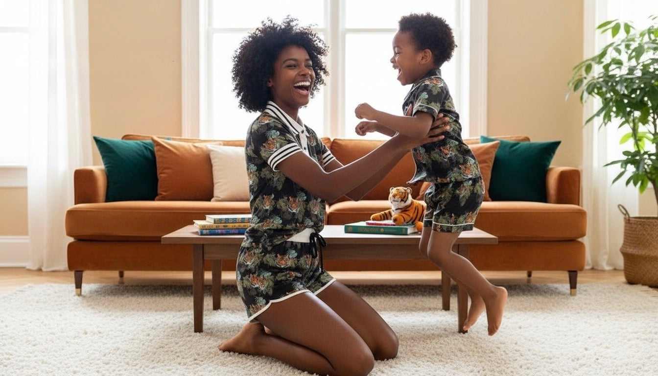 Jungle Dreamer Tiger Mommy & Me Pajama Bundle